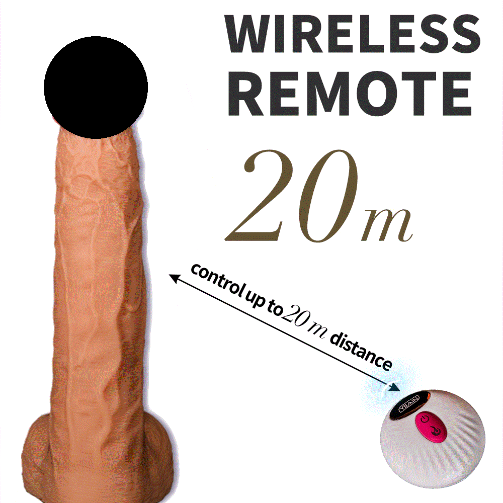 Yeain Realistic Dildo For Her Heating Thrusting Swing Huge Didlo 21CM With Remote Control