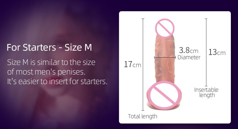 DRYWELL Realistic Cock Dildo Food Grade Silicone Sex Toys for her