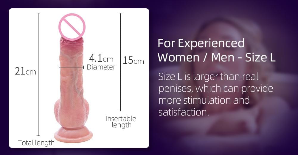 DRYWELL Realistic Cock Dildo Food Grade Silicone Sex Toys for her