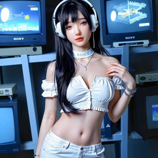 READY STOCK QIANYOU MuYao  Realistic 158CM TPE Doll + Silicone FACE