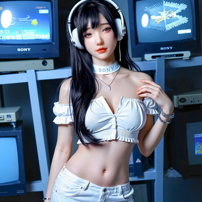 READY STOCK QIANYOU MuYao  Realistic 158CM TPE Doll + Silicone FACE