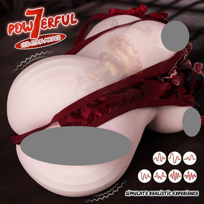 Wang Yutong Red Telescopic Electric Masturbator with AI App Control – Realistic Thrusting Male Toy (2.2 KG)