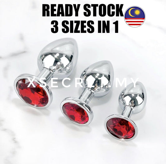 3 in 1 package Stainless Steel for  Sex toy for men women
