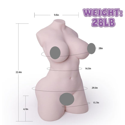 Tian Xinyi AI App-Controlled Thrusting & Vibration Half-Body Realistic Doll – 13KG Smart Telescopic Male Masturbator