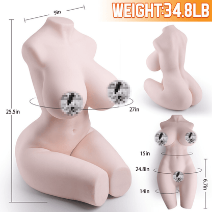 Toysheart WENDY Soft Liquid Boobs Upgraded Skin Material Inbuilt Skeleton For Him 12KG软体液态胸部内置骨架半身人偶