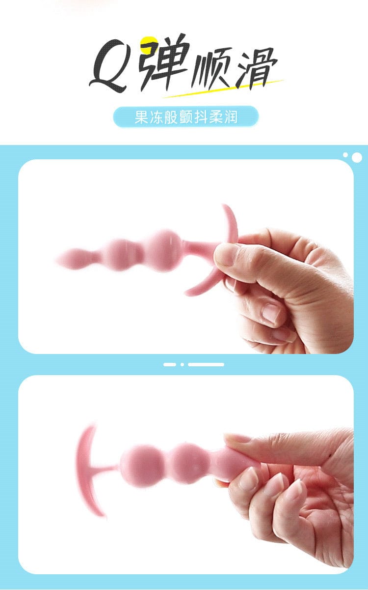MizzZee Jelly Butt Plug TPE Material 3 sizes in 1