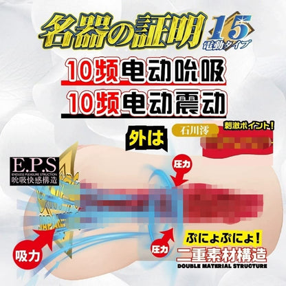 Japanese JNPG Electric Male Masturbator – MIO ISHIKAWA 石川澪倒模男用电动飞机杯