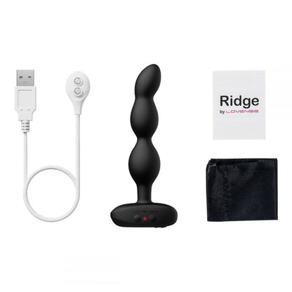 Lovense Ridge App-controlled vibrating and rotating anal beads