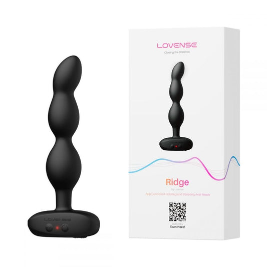 Lovense Ridge App-controlled vibrating and rotating anal beads